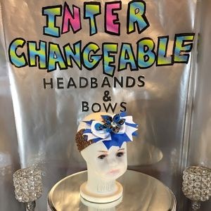 Infants and girls interchangeable headbands & bows